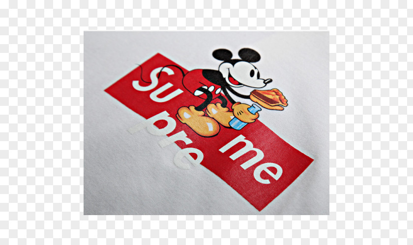 Superme T-shirt Mickey Mouse Supreme Hoodie Brand PNG