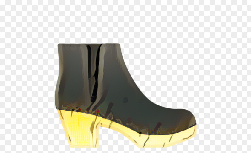 Beige Footwear Yellow Background PNG
