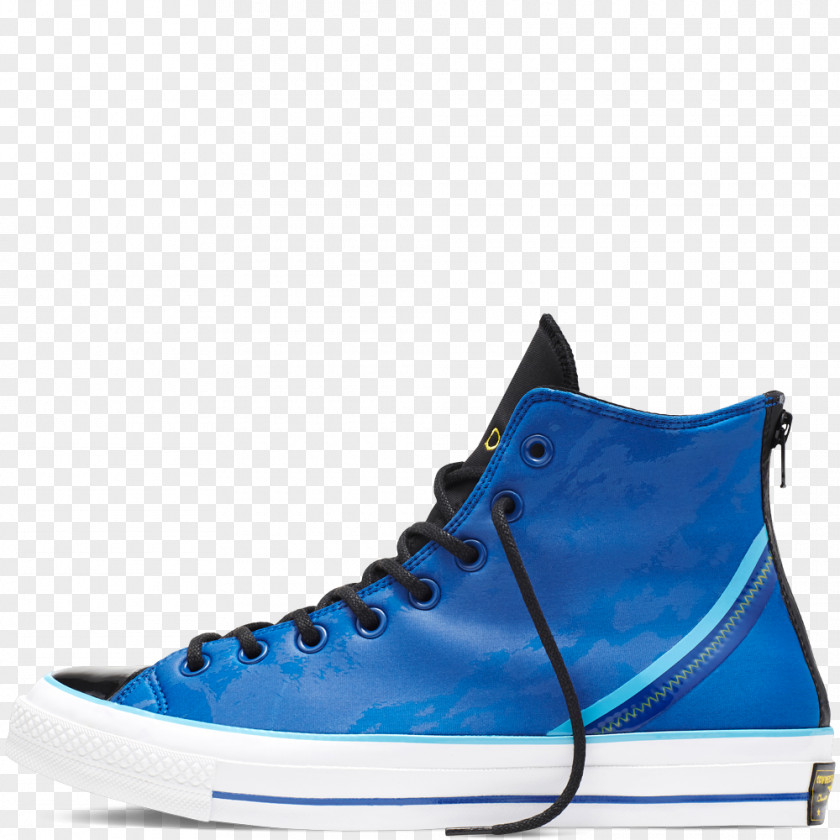 Blue Converse Sneakers Shoe Chuck Taylor All-Stars Leather PNG
