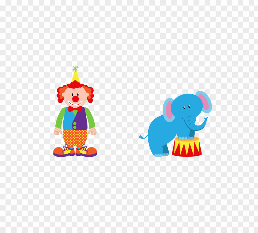 Circus Elephant Show Performance Sticker PNG