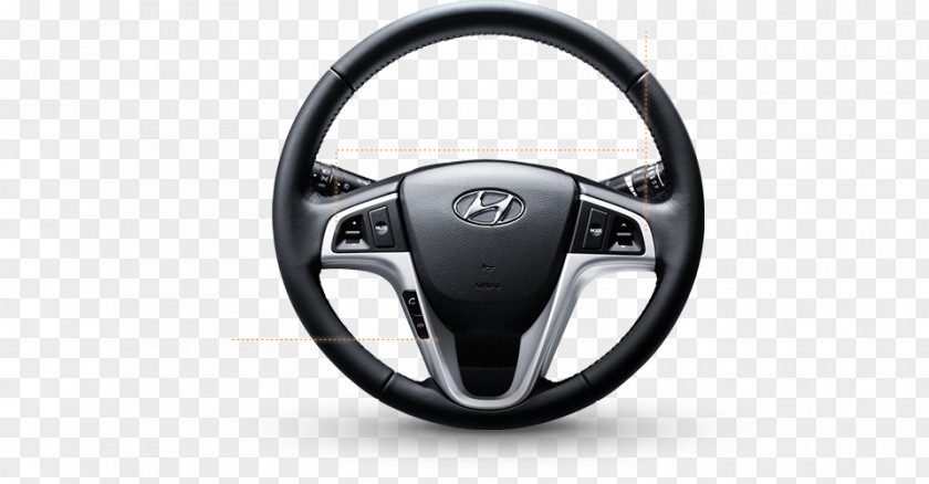 Hyundai Accent Motor Company Car Steering Wheel PNG