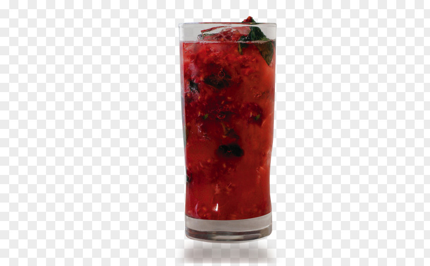 Mojito Strawberry Juice Non-alcoholic Drink Cocktail Punch PNG