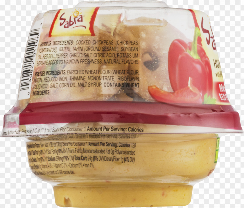 Snacks Hummus Pretzel Food Sabra Nutrition Facts Label PNG
