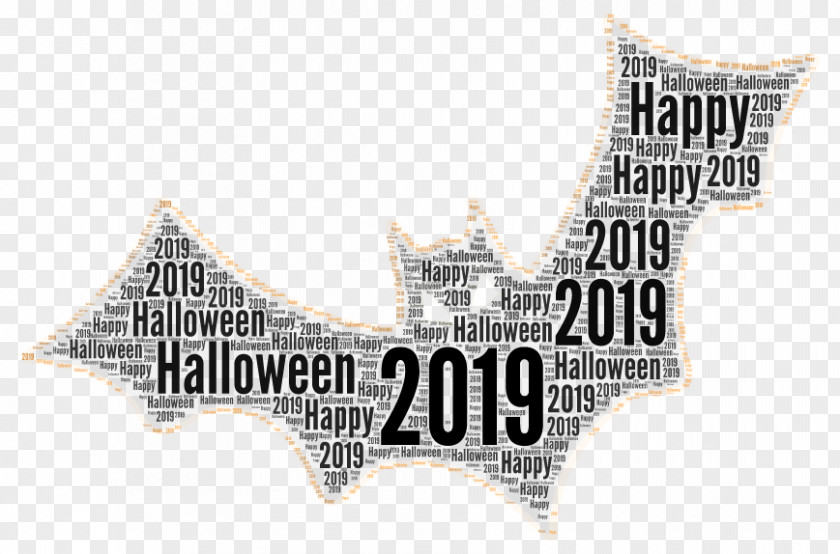 Text Meter Happy Halloween Graphic PNG