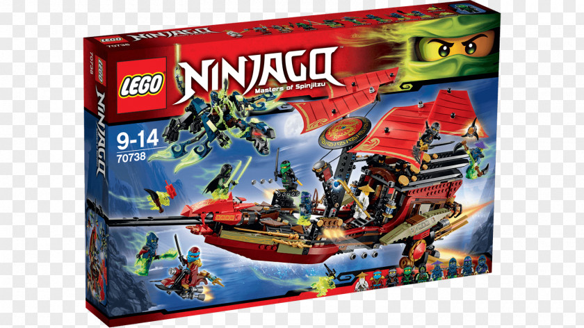 Toy LEGO 70618 THE NINJAGO MOVIE Destiny's Bounty 70738 Final Flight Of Lego Minifigure PNG