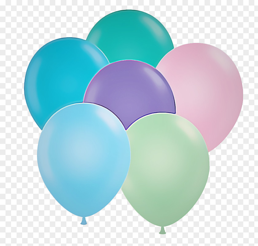 Toy Teal Balloon Turquoise Party Supply Aqua PNG