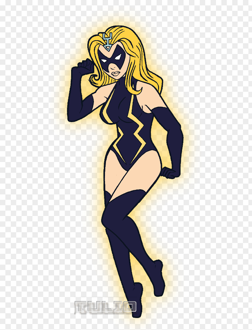 Black Canary Art Superhero Character PNG