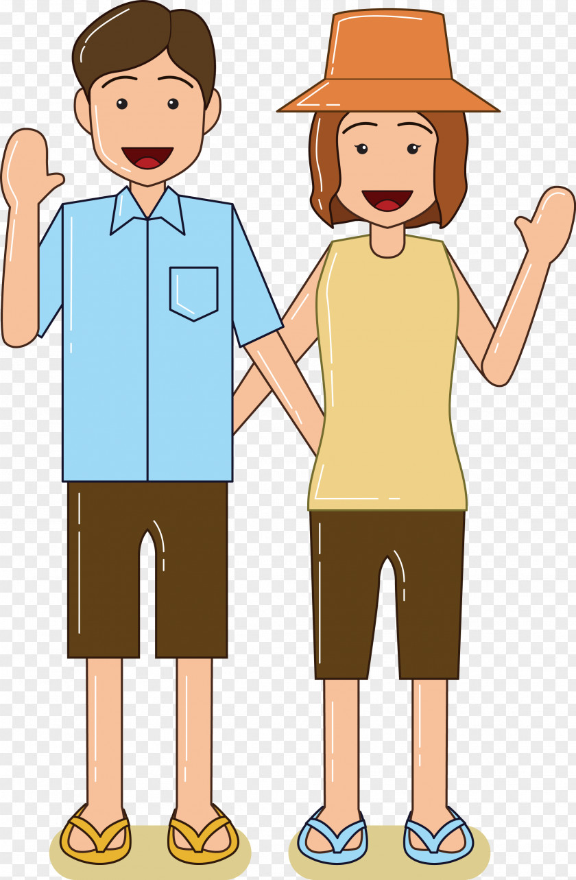 Cartoon Couples Couple PNG