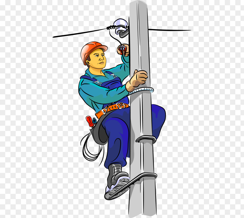 Electrician Cartoon Vector Graphics Clip Art Royalty-free Electricity Illustration PNG