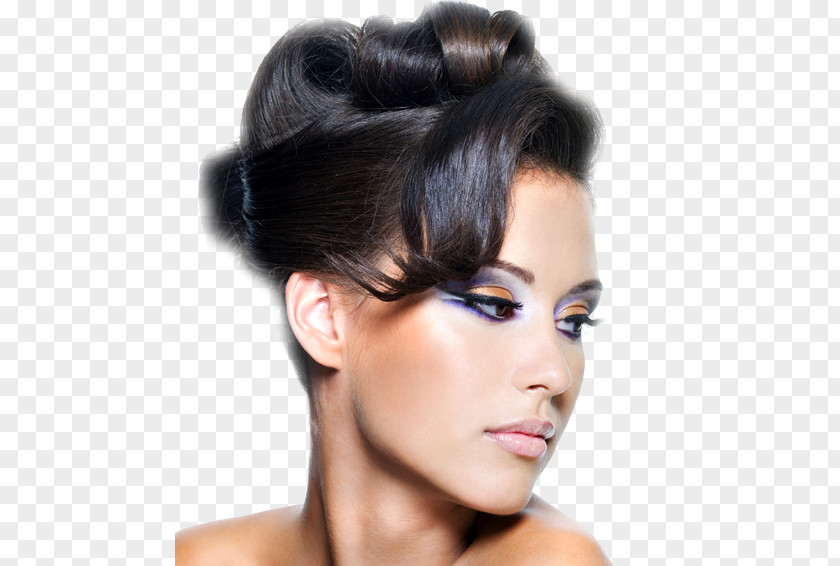 Stylish Beauty Spa Hairdresser Parlour Make-up Artist Cosmetics Hair Iron PNG