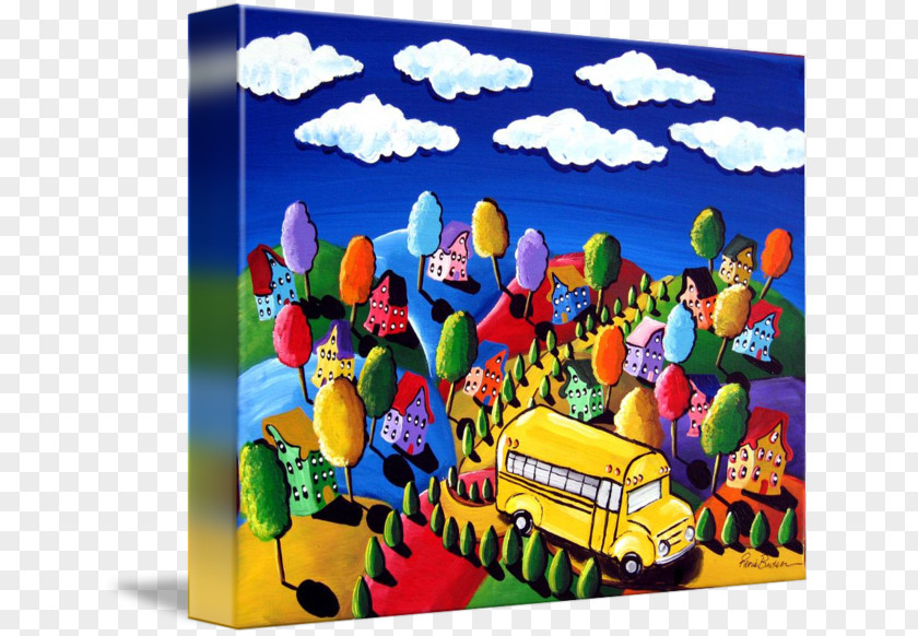 Toy Gallery Wrap Amusement Park Canvas Art PNG