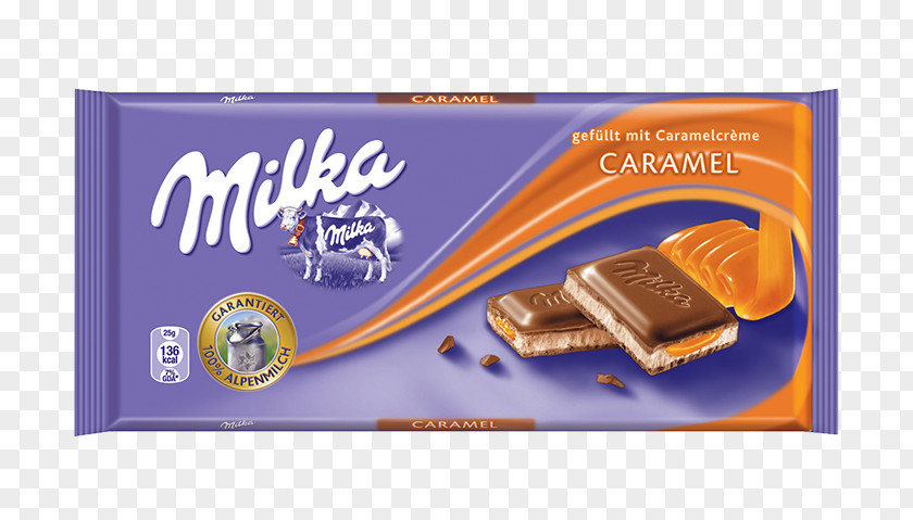 Caramel Popcorn Chocolate Bar Milka White Cream PNG