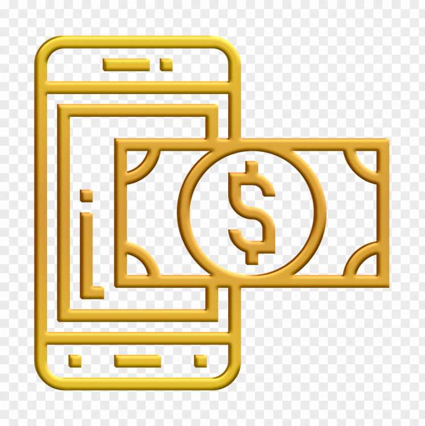 Mobile Payment Icon Digital Banking Money PNG