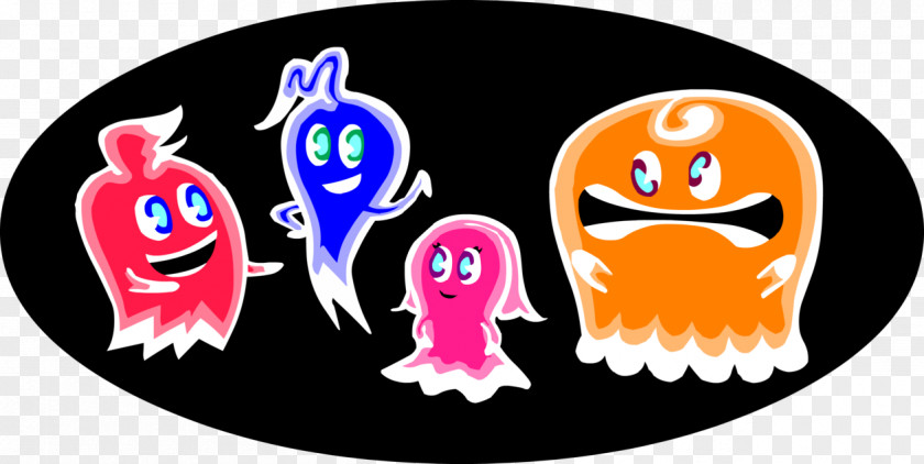Pac Man Pac-Man Party Ghost Video Game Namco PNG