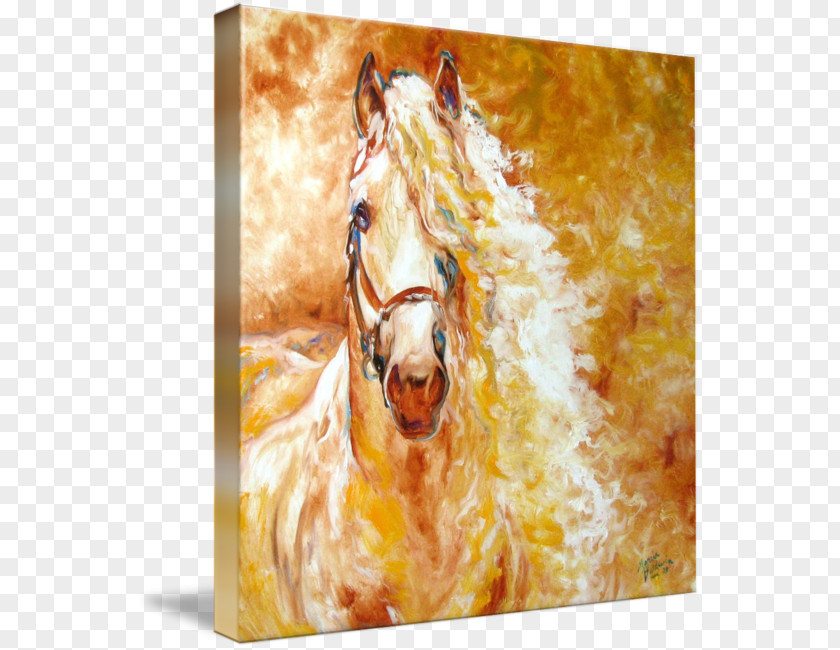 Painting Watercolor Horse Art Canvas Print PNG