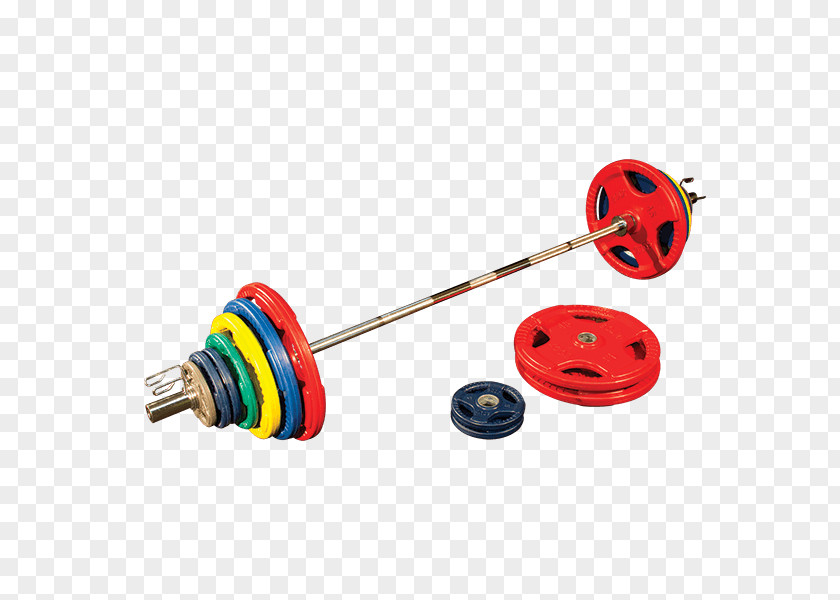 Rubber Tree Weight Plate Training Barbell Pound PNG