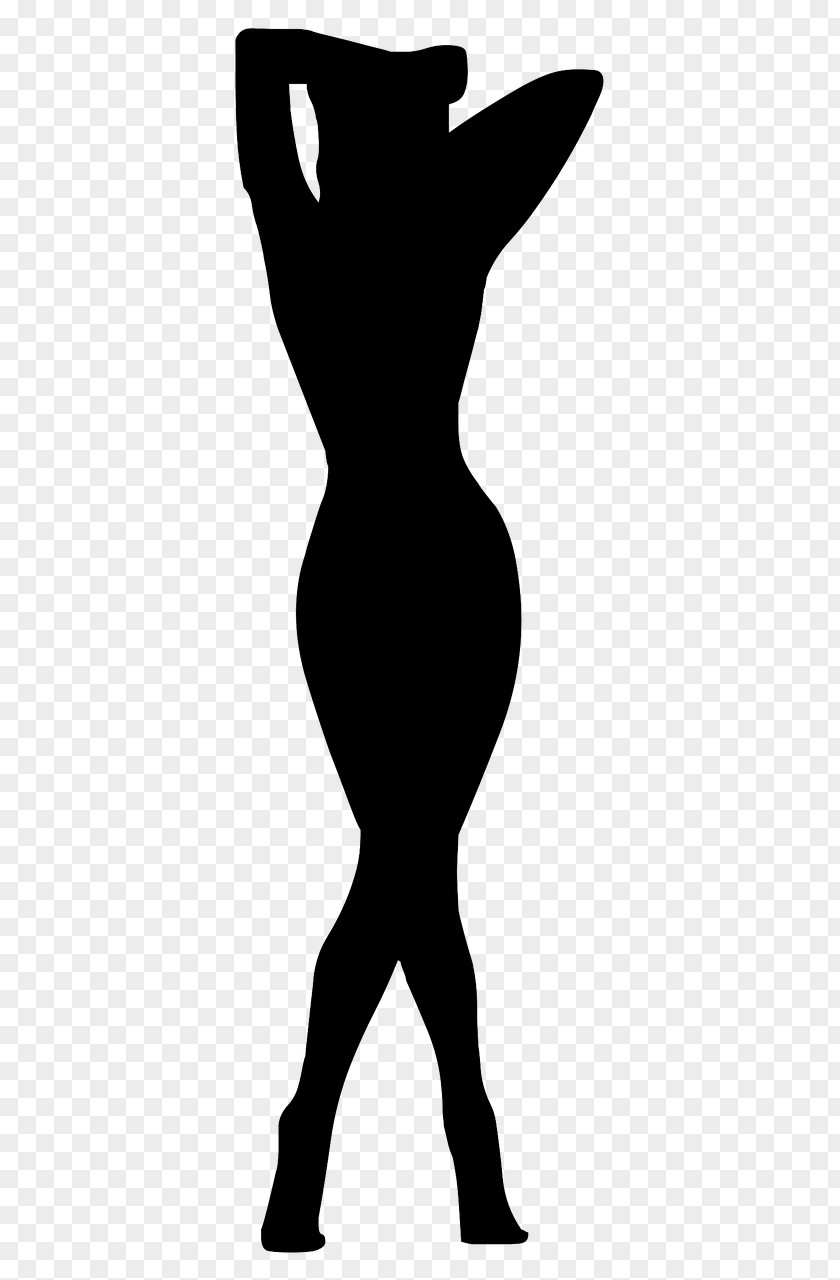 Silhouette Woman Black Clip Art PNG