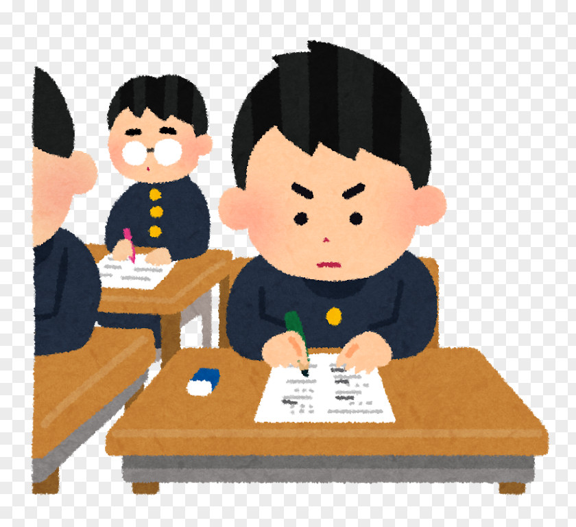 Student 高校入試 Educational Entrance Examination High School Juku Test PNG