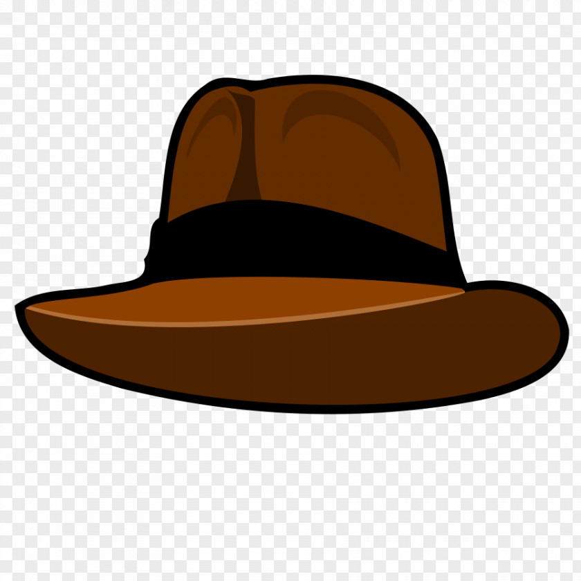 Brown Hat Cliparts Fedora Clip Art PNG