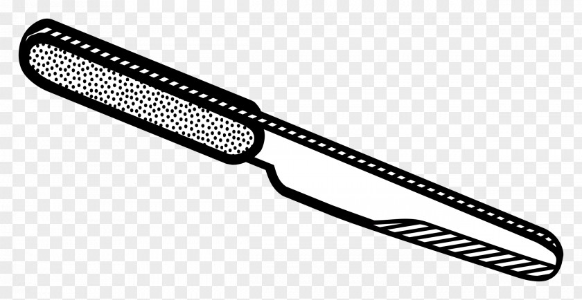 Knife Line Art Cutlery Clip PNG