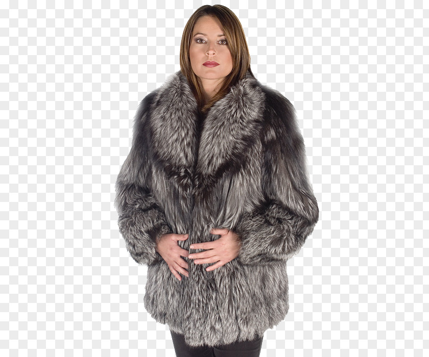 Lynx Fur Clothing Silver Fox Coat PNG