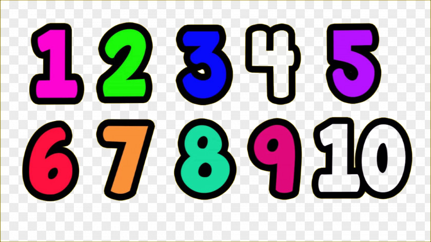 NUMBERS Natural Number Counting Numerical Digit Random Generation PNG