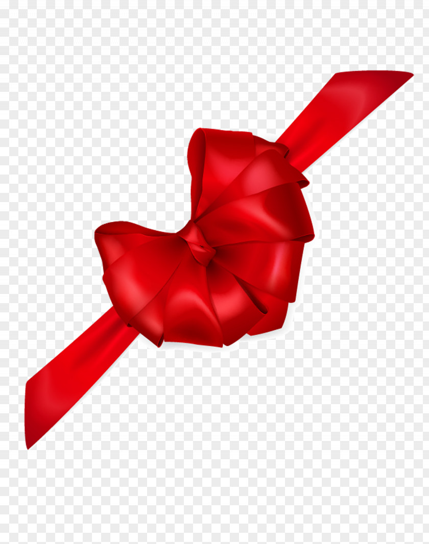 Red Bow Ribbon Clip Art PNG