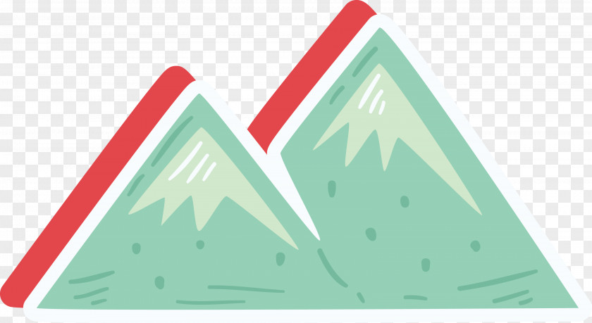 Vector Cartoon Mountain Icon PNG