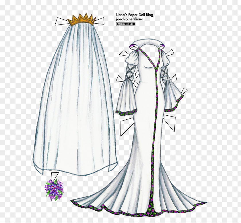 Based Line Drawing Wedding Dress Clothing Kebaya PNG