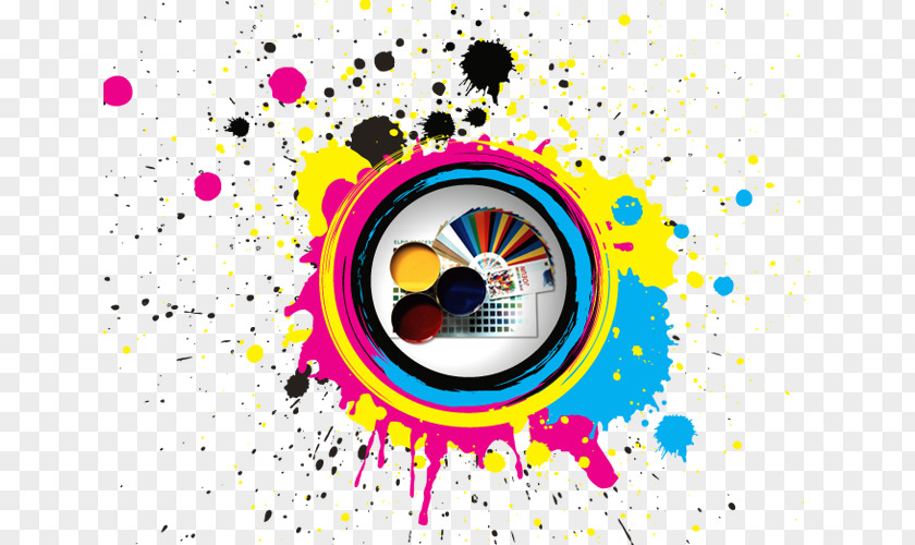 Boya CMYK Color Model Advertising Printing PNG