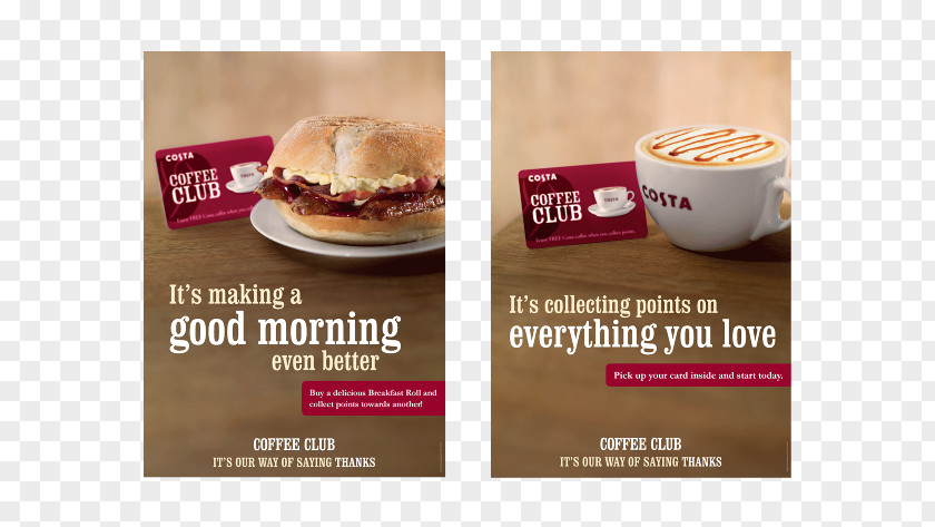 Coffee Posters Costa Breakfast Advertising Fast Food PNG