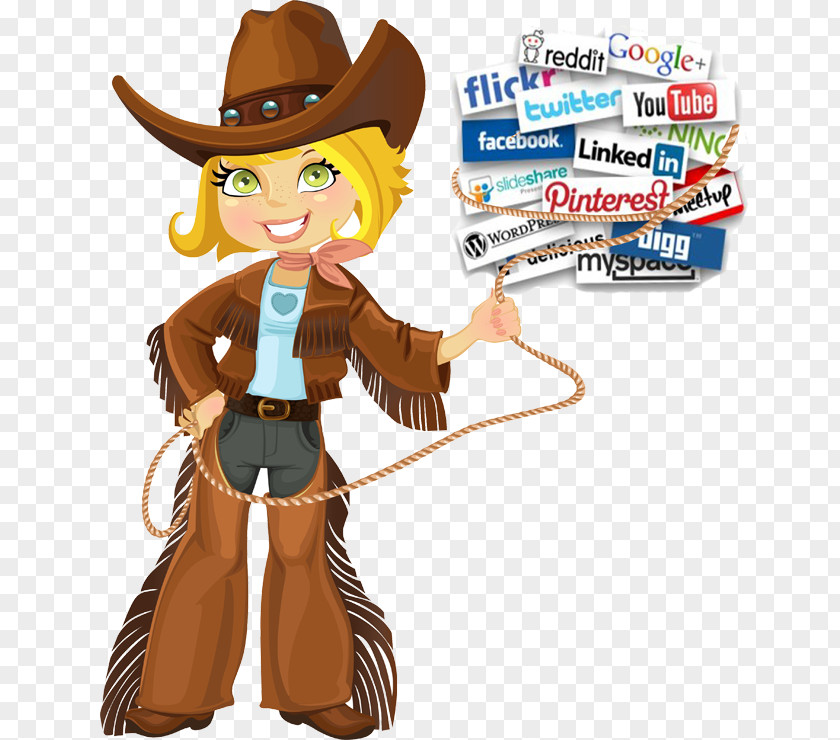 Cowboy Character Art Vector Graphics Clip Cartoon Image Stock Illustration PNG