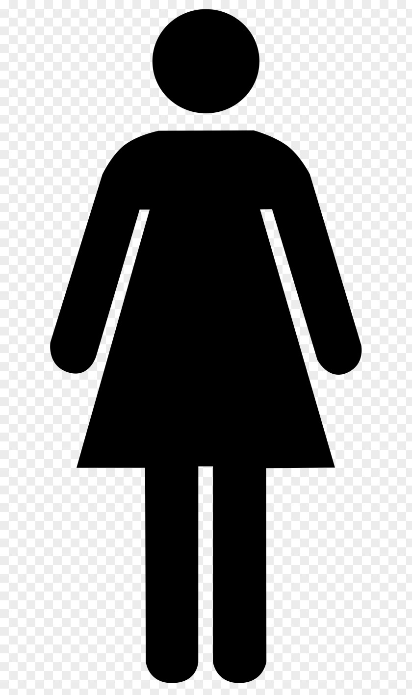 Female Student Public Toilet Gender Symbol Bathroom PNG