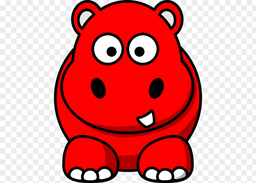 Hippopotamus Cartoon Clip Art PNG