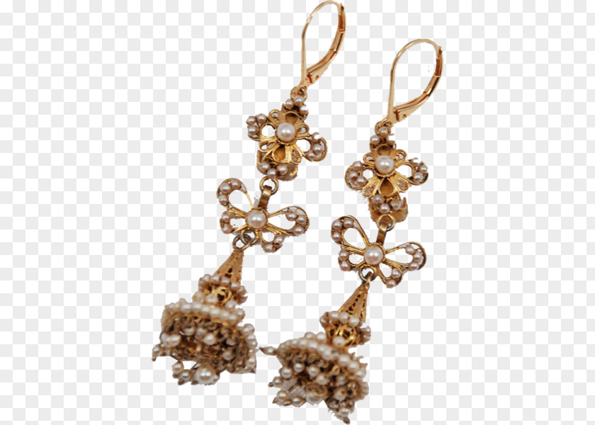 Jewellery Earring Gold Filigree Arracada PNG