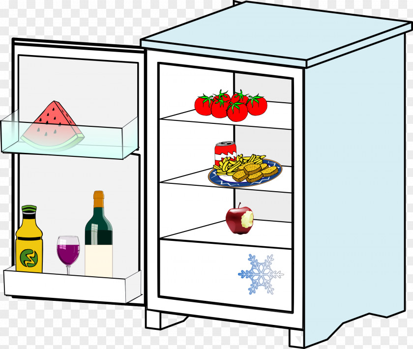 Wide Variety Of Fruits Refrigerator Royalty-free Clip Art PNG