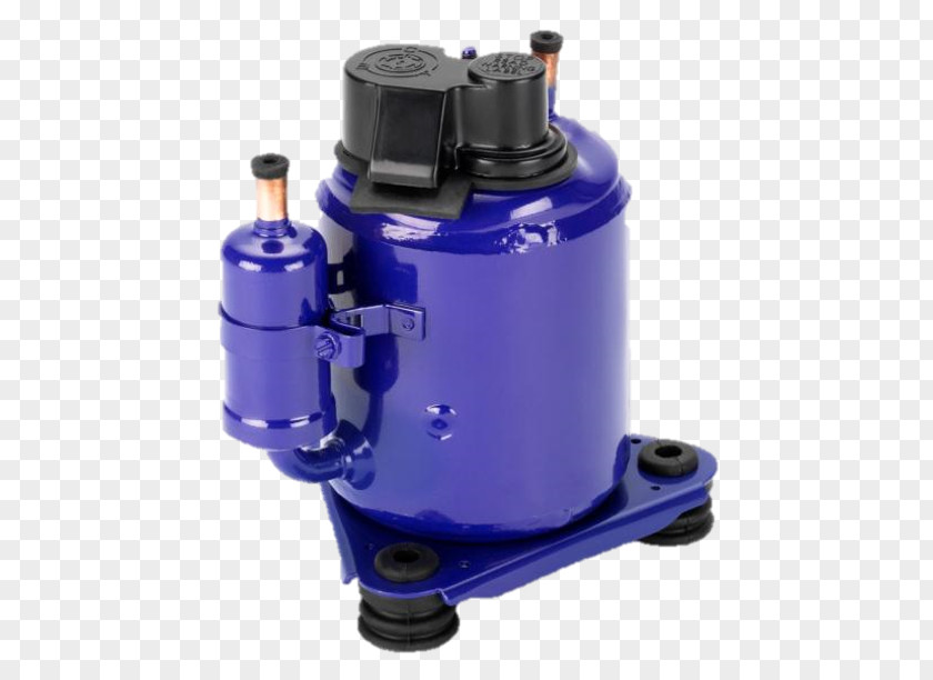 Air Conditioning Compressor Purple Cylinder Product PNG