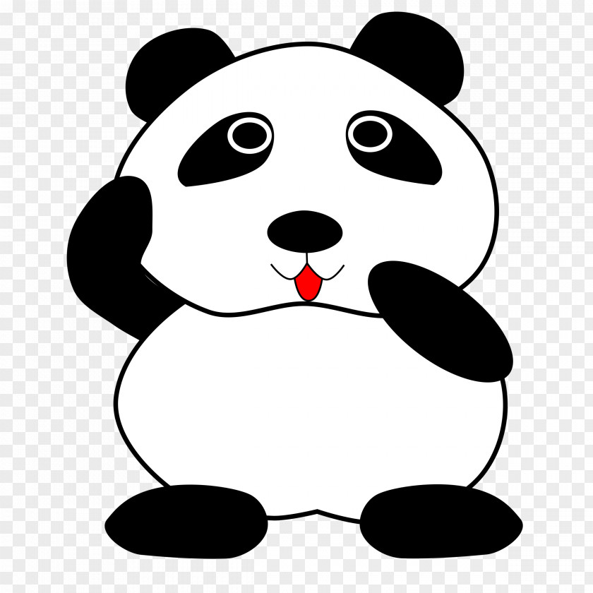 Panda Giant Bear Cartoon Clip Art PNG