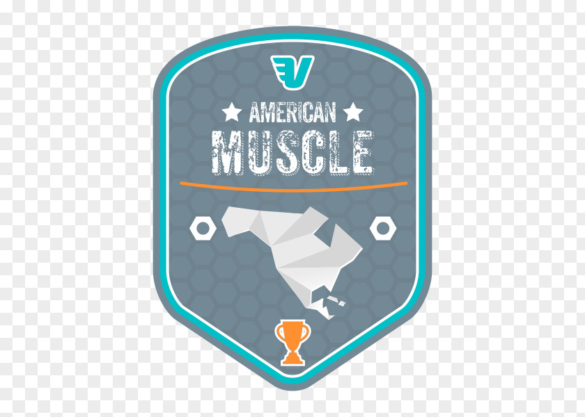 American Muscle Brand Logo Green Font PNG