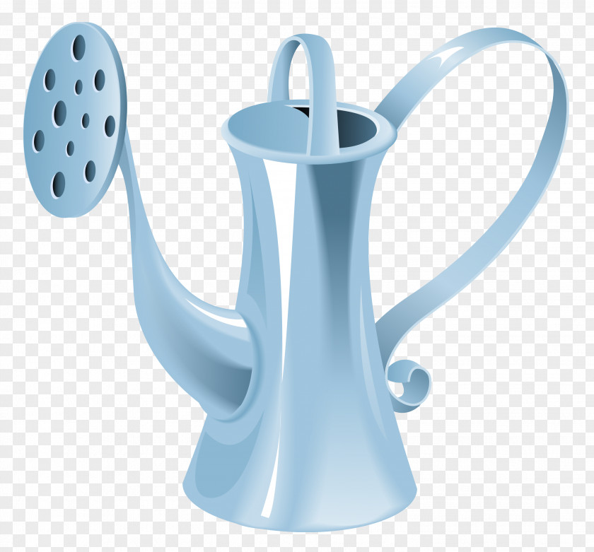 Blue Water Can Clipart Watering Garden Tool Clip Art PNG