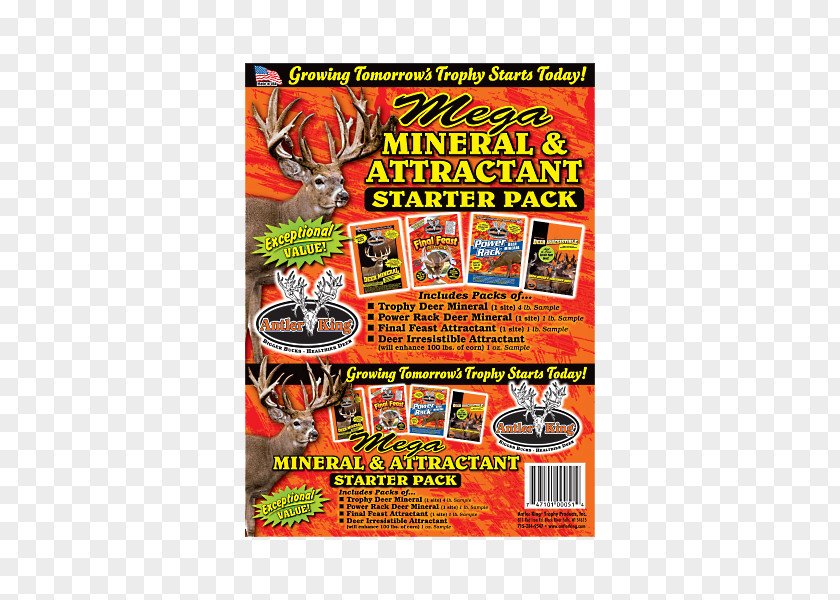 Deer Mineral White-tailed Dietary Supplement Food PNG