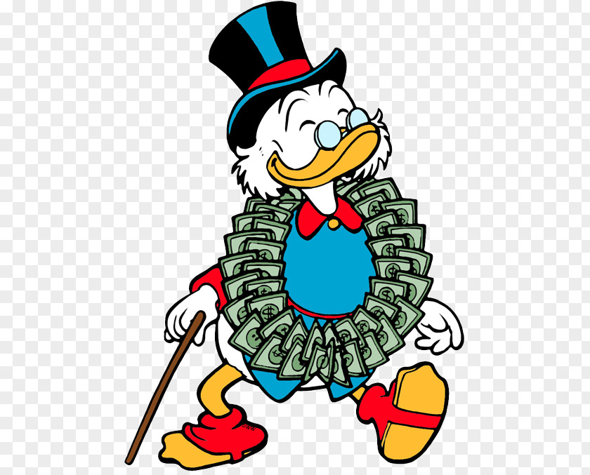 Donald Duck Scrooge McDuck Ebenezer Magica De Spell Clip Art PNG