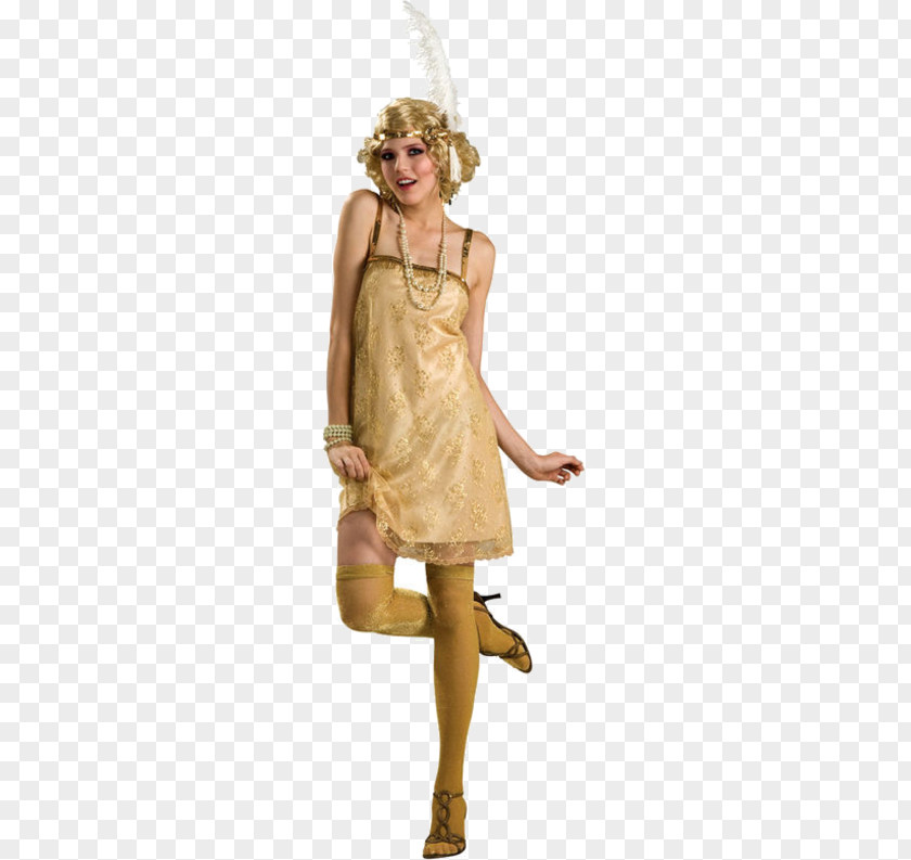 Dress 1920s Flapper Costume Party PNG