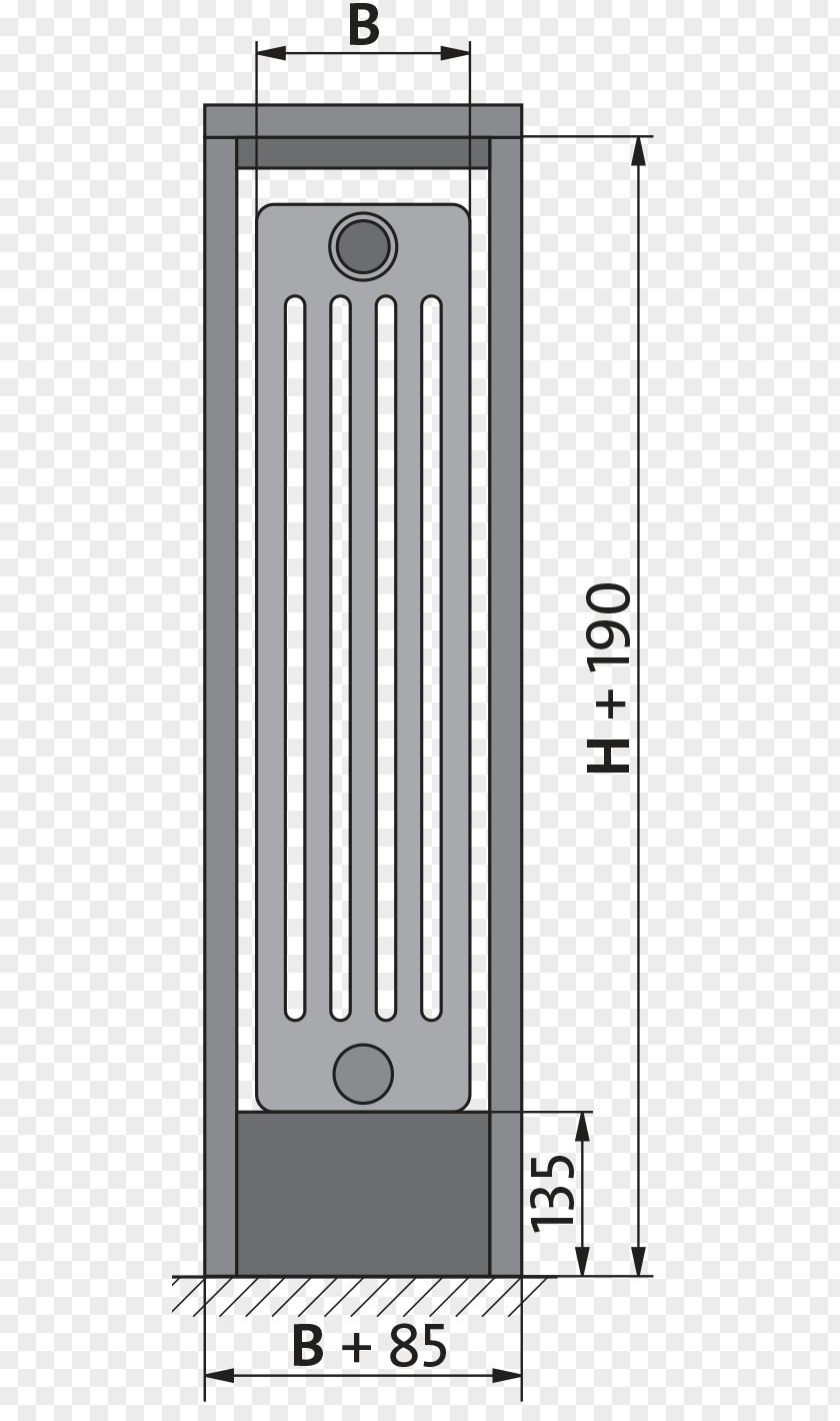 Side Bar Heating Radiators Purmo Bardisk Furniture PNG