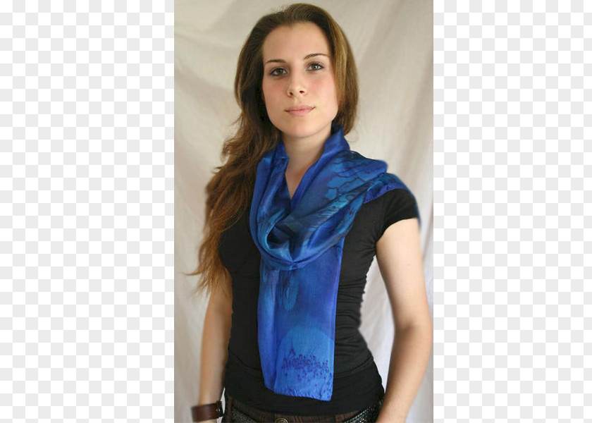 Wedding Scarves Cobalt Blue Scarf Neck PNG