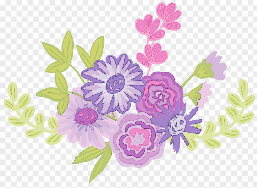 Wildflower Anemone Bouquet Of Flowers Drawing PNG