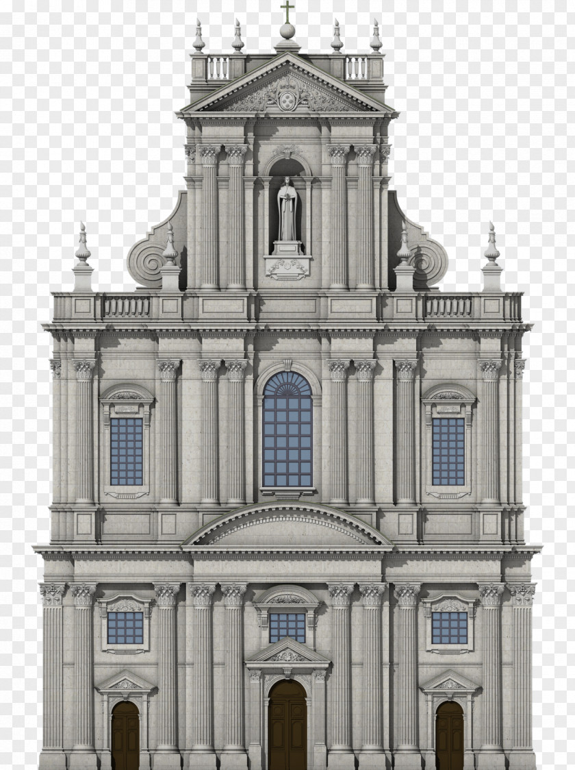 Church Saint-Paul-Saint-Louis Parish Baroque Architecture Facade PNG