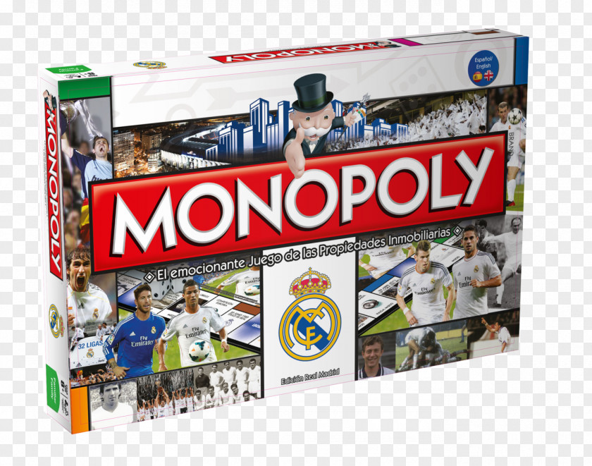 Hasbro Monopoly Real Madrid C.F. Junior Spain PNG