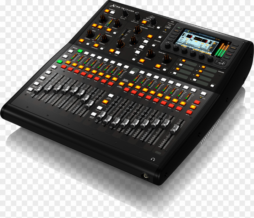 Microphone BEHRINGER X32 PRODUCER Audio Mixers Digital Mixing Console PNG