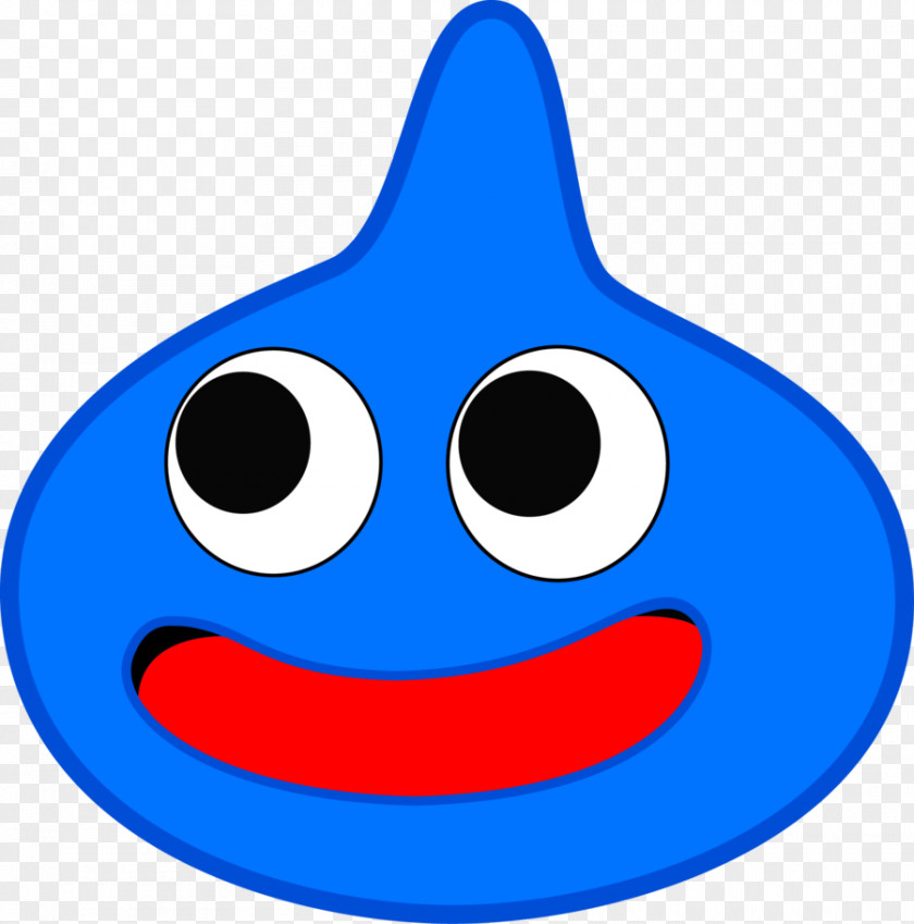 Slime Cobalt Blue Electric Smiley Clip Art PNG